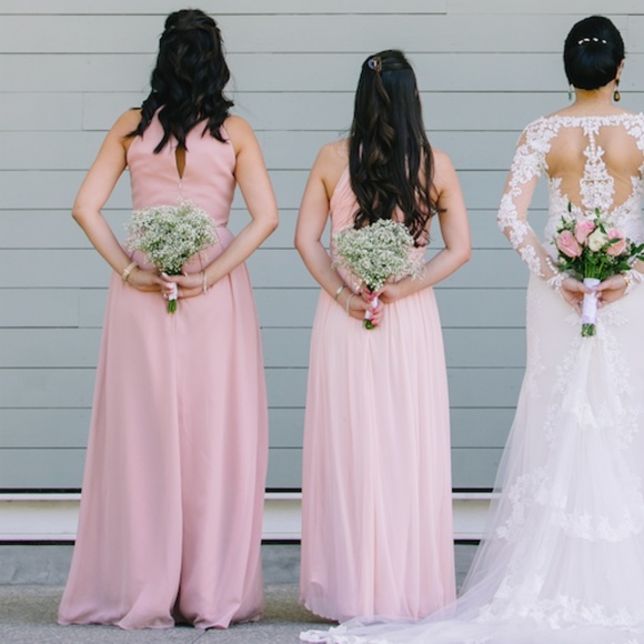 Halter Bridesmaid Dress - Picture 4 of 4